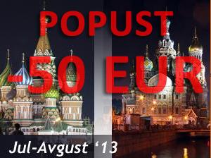 Moskva - St.Peterburg, jul-avgust 2013